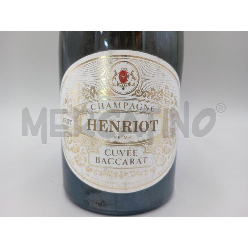 CHAMPAGNE CUVEE BACCARAT HENRIOT  | Mercatino dell'Usato Moncalieri bengasi 3