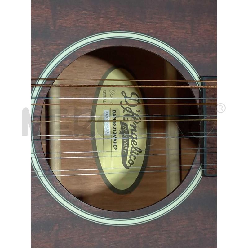 CHITARRA ACUSTICA ELETTRIFICATA 12 CORDE D'ANGELICO DAPLSG212MAHCP CON CUSTODIA SEMIRIGIDA  | Mercatino dell'Usato Moncalieri bengasi 3