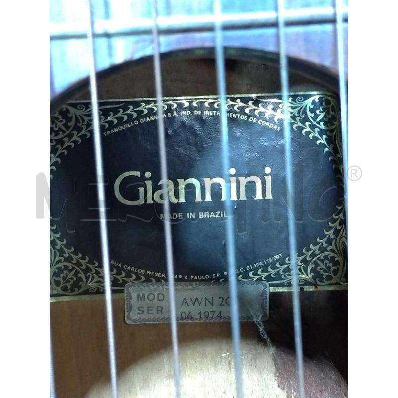CHITARRA CLASSICA GIANNINI AWN 20 MADE IN BRASIL | Mercatino dell'Usato Moncalieri bengasi 3