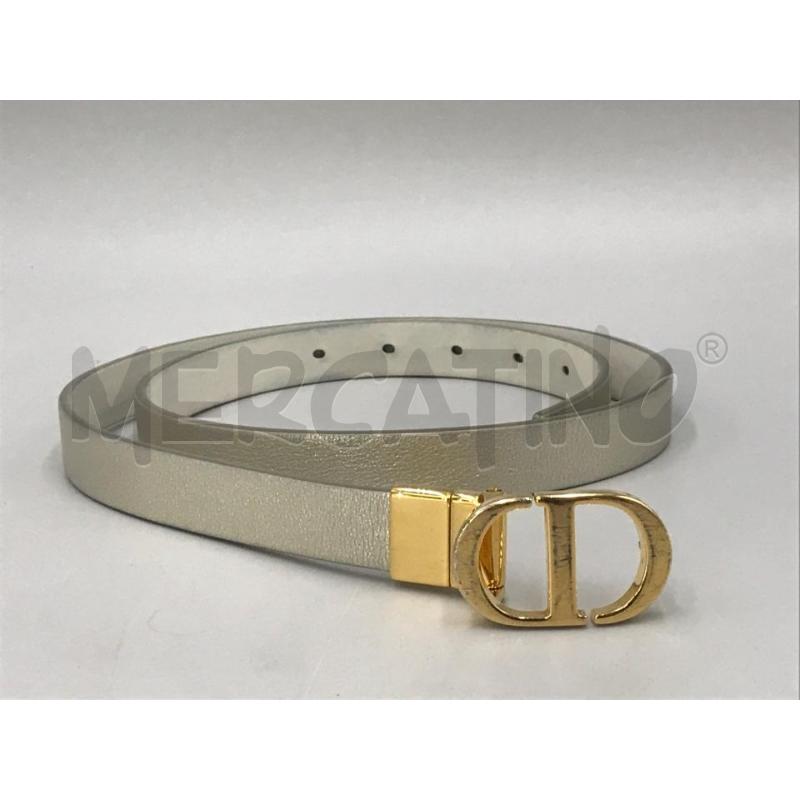 CINTURA DONNA CHRISTIAN DIOR ARGENTATA REVERSIBILE | Mercatino dell'Usato Moncalieri bengasi 1