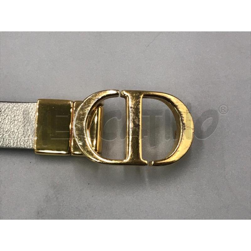 CINTURA DONNA CHRISTIAN DIOR ARGENTATA REVERSIBILE | Mercatino dell'Usato Moncalieri bengasi 3