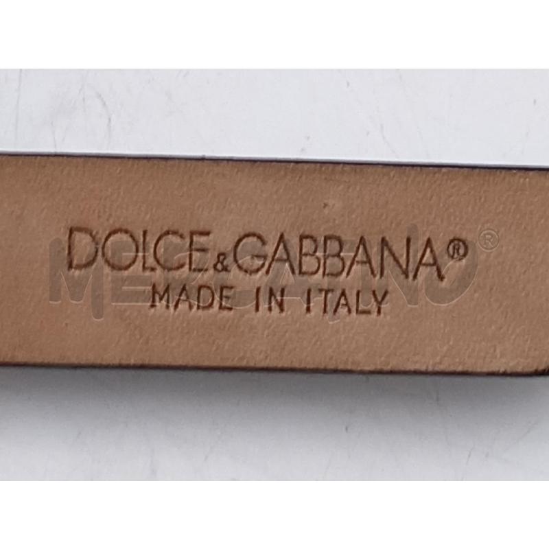 CINTURA DONNA DOLCE E GABBANA VERNICE NERA | Mercatino dell'Usato Moncalieri bengasi 3