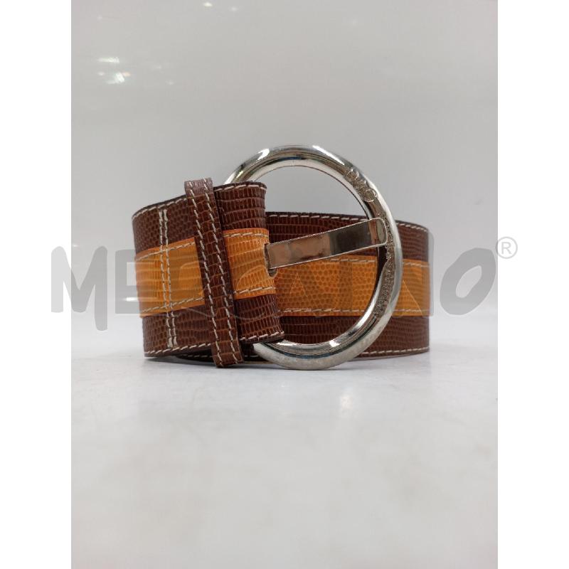 CINTURA DONNA DOLCE & GABBANA PELLE MARRONE ARANCIO | Mercatino dell'Usato Moncalieri bengasi 1