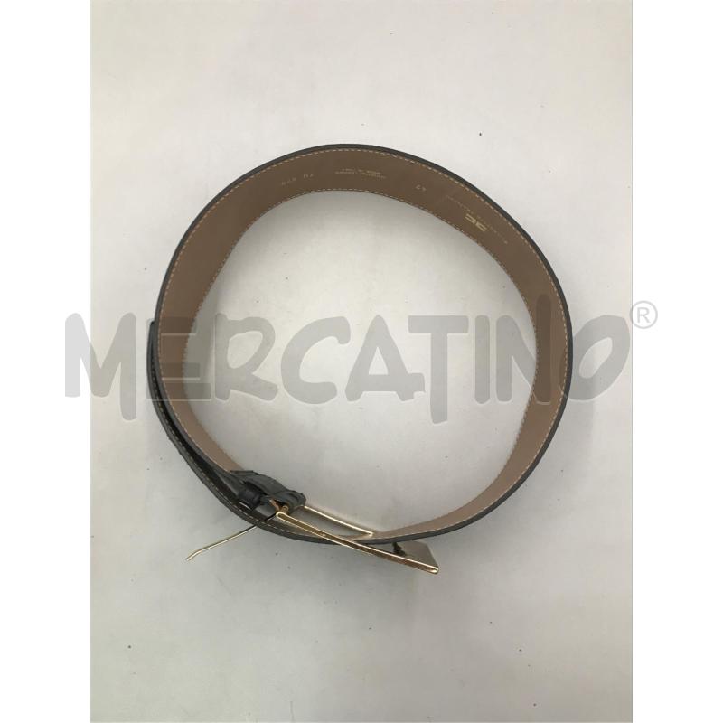 CINTURA DONNA ELISABETTA FRANCHI NERA FIBBIA DORATA | Mercatino dell'Usato Moncalieri bengasi 5