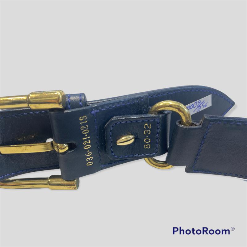 Gucci Primavera Estate 2020 cintura in tessuto web rosso e blu - 432707  HAENN 8497