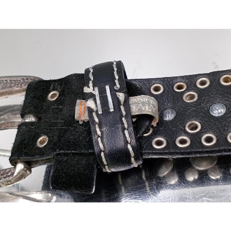 CINTURA DONNA NANNI NERA CON PIETRE VIOLA E BORCHIETTE | Mercatino dell'Usato Moncalieri bengasi 5