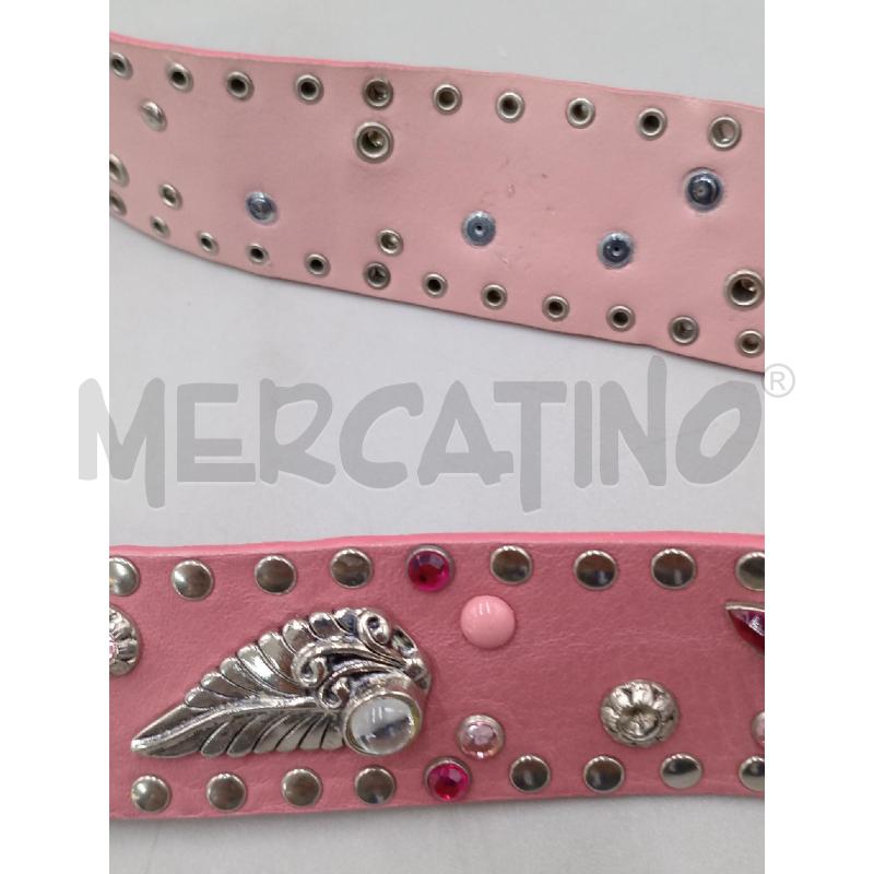 CINTURA DONNA NANNI ROSA CON INSERTI ACCIAIO | Mercatino dell'Usato Moncalieri bengasi 4