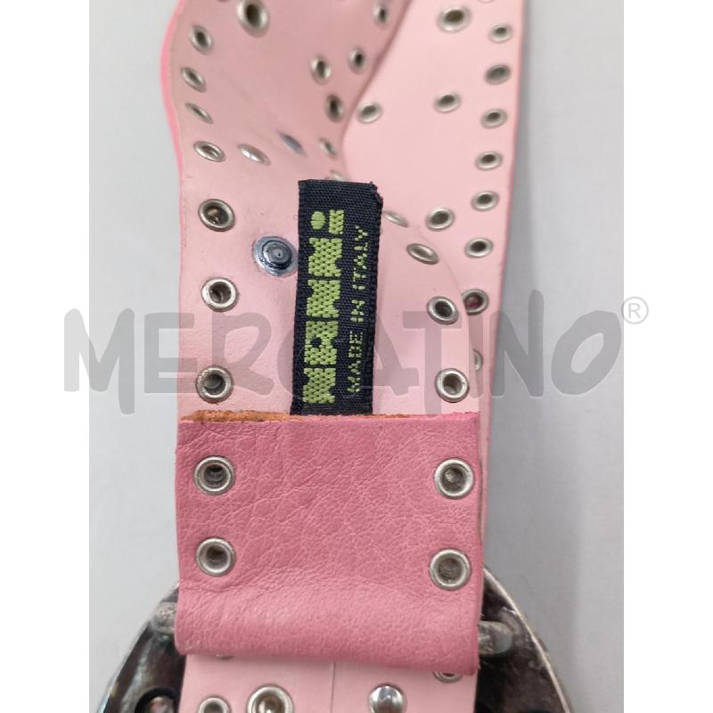 CINTURA DONNA NANNI ROSA CON INSERTI ACCIAIO | Mercatino dell'Usato Moncalieri bengasi 5