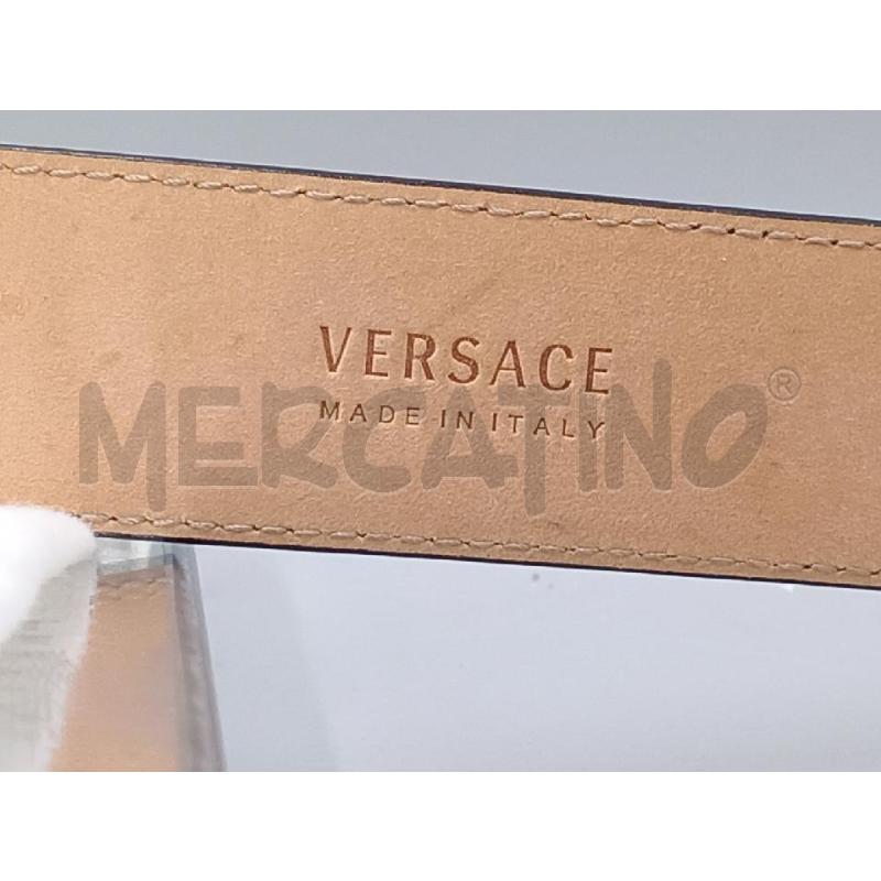 CINTURA DONNA VERSACE BIANCA CON FIBBIA DORATA | Mercatino dell'Usato Moncalieri bengasi 3