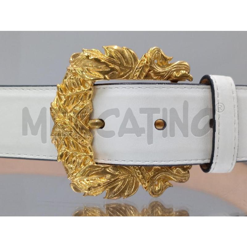 CINTURA DONNA VERSACE BIANCA CON FIBBIA DORATA | Mercatino dell'Usato Moncalieri bengasi 5