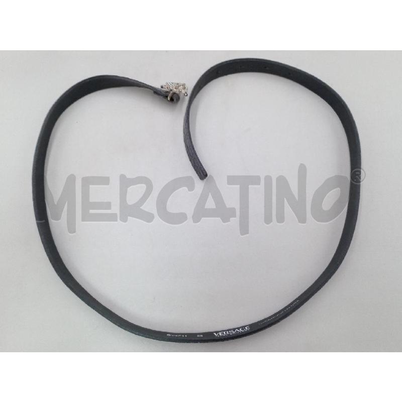 CINTURA DONNA VERSACE JEANS COUTURE NERO LOGO BRILLANTINI | Mercatino dell'Usato Moncalieri bengasi 4