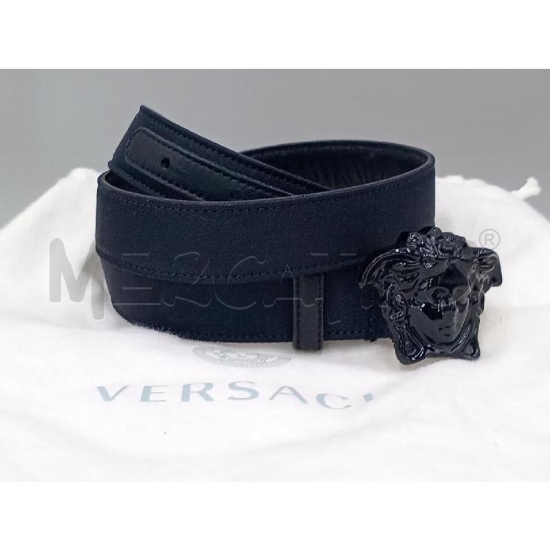 CINTURA DONNA VERSACE TESSUTO CON MEDUSA NERA | Mercatino dell'Usato Moncalieri bengasi 1