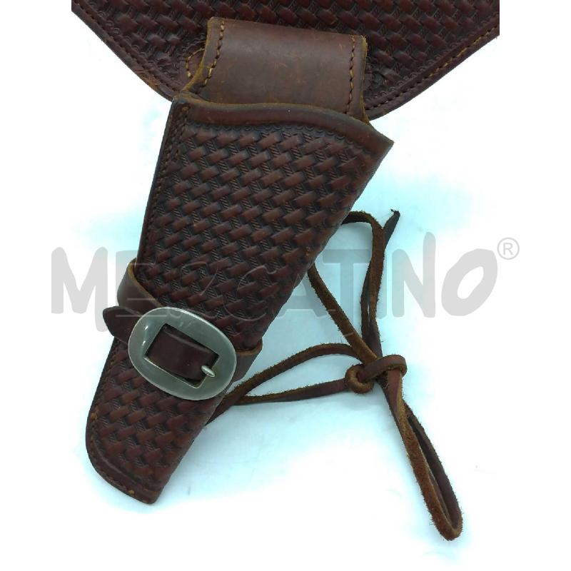 CINTURONE DA PISTOLERO GEORGE LAWRENCE PORTLAND OREGON 502 CUOIO | Mercatino dell'Usato Moncalieri bengasi 2