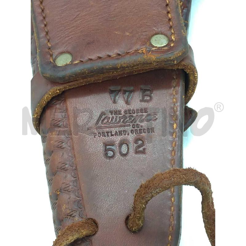 CINTURONE DA PISTOLERO GEORGE LAWRENCE PORTLAND OREGON 502 CUOIO | Mercatino dell'Usato Moncalieri bengasi 5