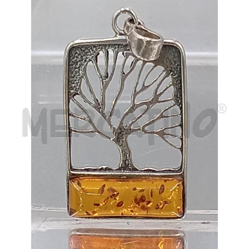 CIONDOLO ALBERO VITA CON PIETRA ARANCIO | Mercatino dell'Usato Moncalieri bengasi 1