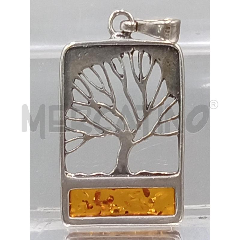 CIONDOLO ALBERO VITA CON PIETRA ARANCIO | Mercatino dell'Usato Moncalieri bengasi 2