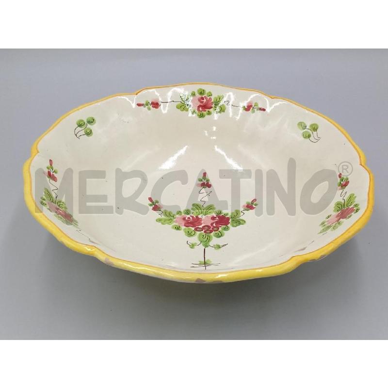 CIOTOLA CERAMICA DECORO FIORI  F.A.M.A | Mercatino dell'Usato Moncalieri bengasi 1
