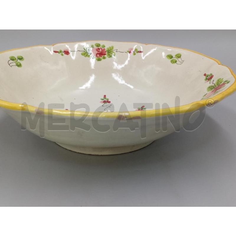 CIOTOLA CERAMICA DECORO FIORI  F.A.M.A | Mercatino dell'Usato Moncalieri bengasi 3