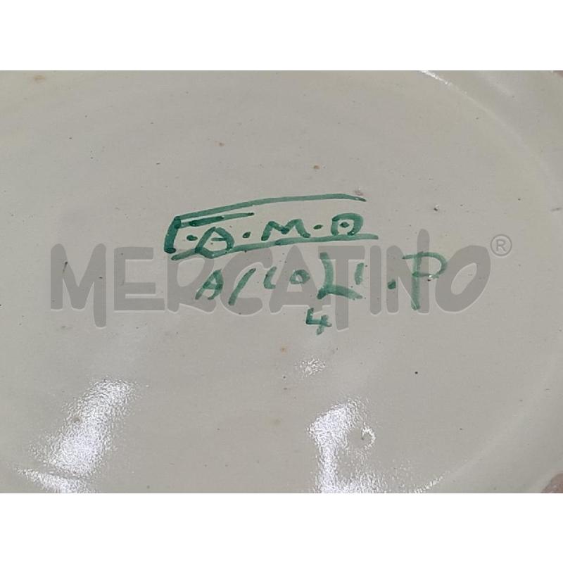 CIOTOLA CERAMICA DECORO FIORI  F.A.M.A | Mercatino dell'Usato Moncalieri bengasi 5