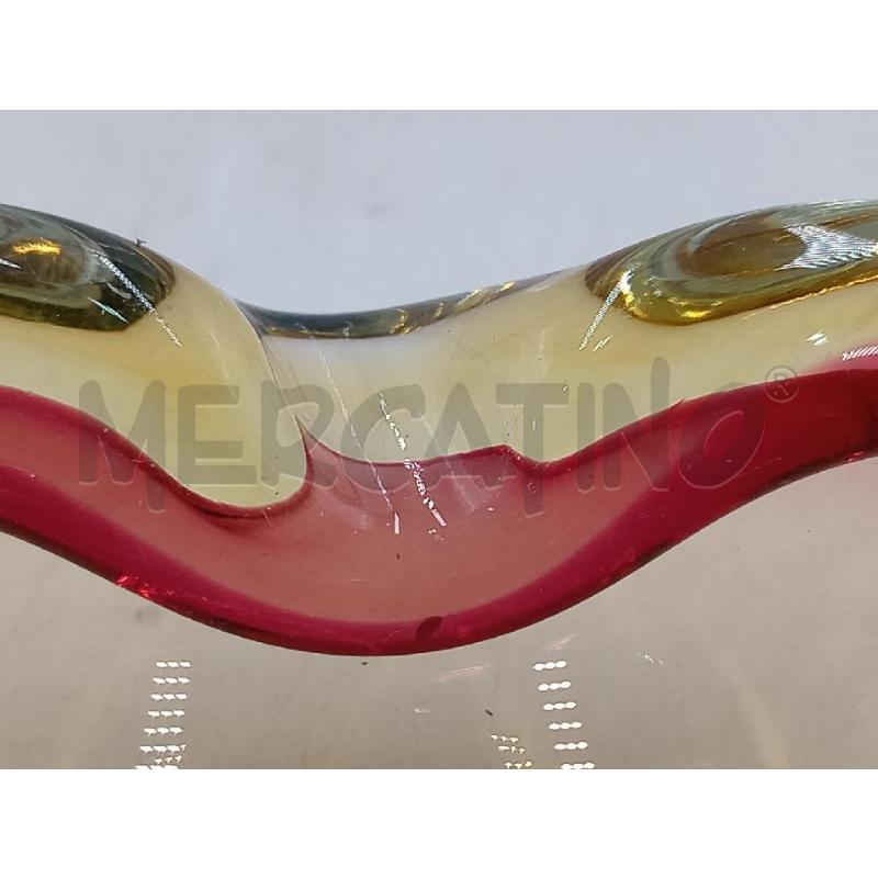 CIOTOLA VETRO SVUOTATASCHE SIMIL MURANO DESIGN  | Mercatino dell'Usato Moncalieri bengasi 3