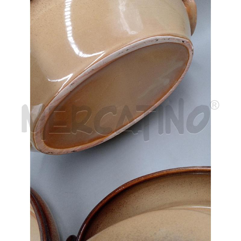 CIOTOLE PZ.6+1 ZUPPIERA CERAMICA PARESCHI LAVENO FORMA OVALI  | Mercatino dell'Usato Moncalieri bengasi 5