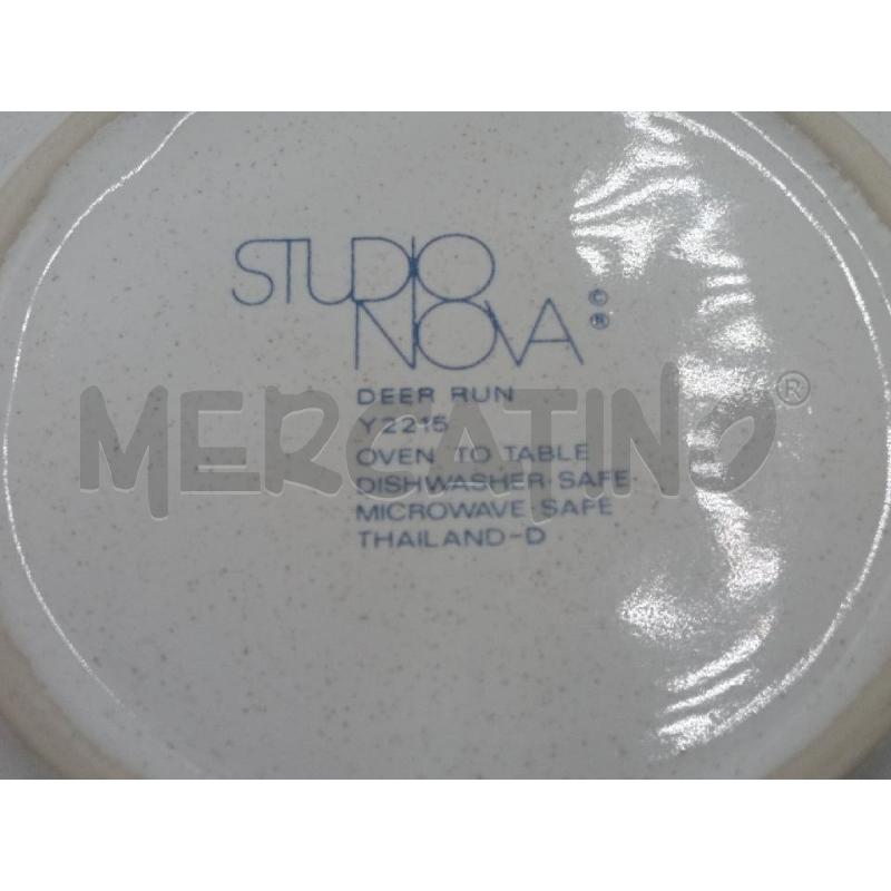 CIOTOLE PZ.8 CERAMICA STUDIO NOVA DEER RUN Y2215 | Mercatino dell'Usato Moncalieri bengasi 4