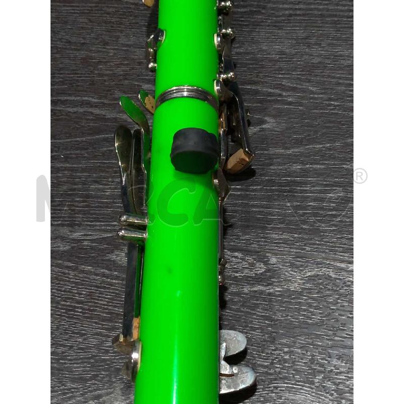 CLARINETTO CHERRYSTONE PLASTIFICATO VERDE ACIDO  | Mercatino dell'Usato Moncalieri bengasi 4