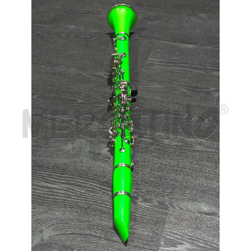 CLARINETTO CHERRYSTONE PLASTIFICATO VERDE ACIDO  | Mercatino dell'Usato Moncalieri bengasi 5