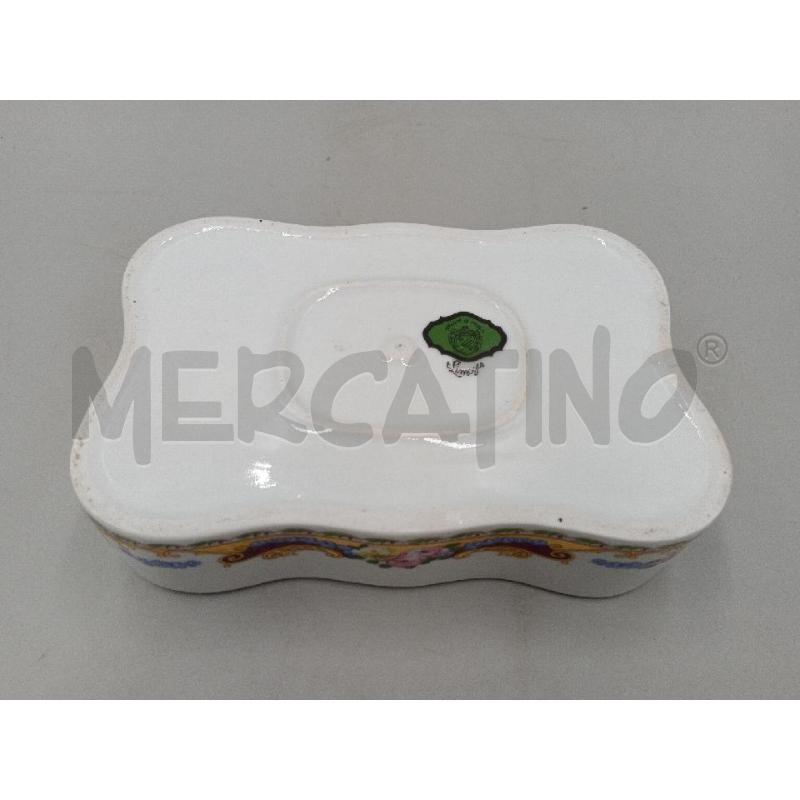 COFANETTO CERAMICA STILE LIMOGES C/DECORO FLORALE  | Mercatino dell'Usato Moncalieri bengasi 4