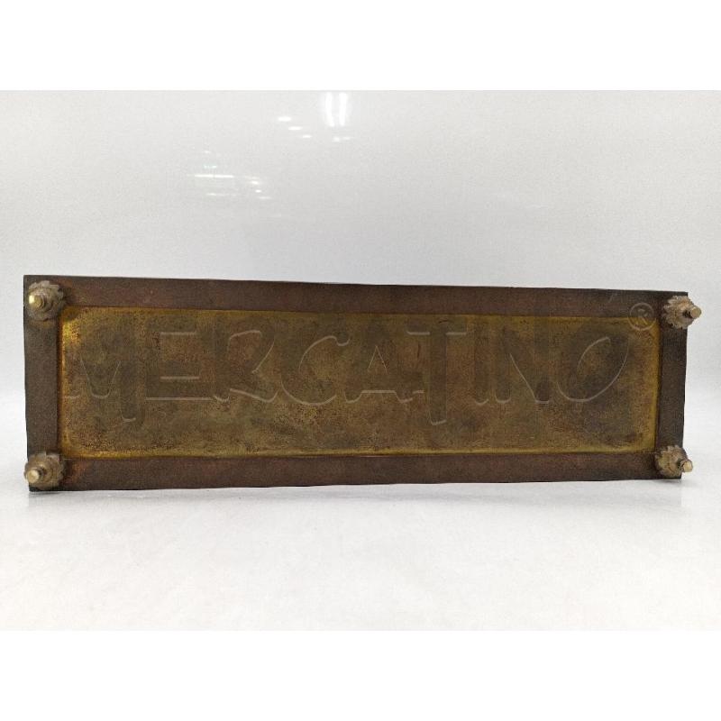 COFANETTO METALLO BRONZETTO C/DECORO LAVORAZIONE PUTTINI E PIANTE  | Mercatino dell'Usato Moncalieri bengasi 5
