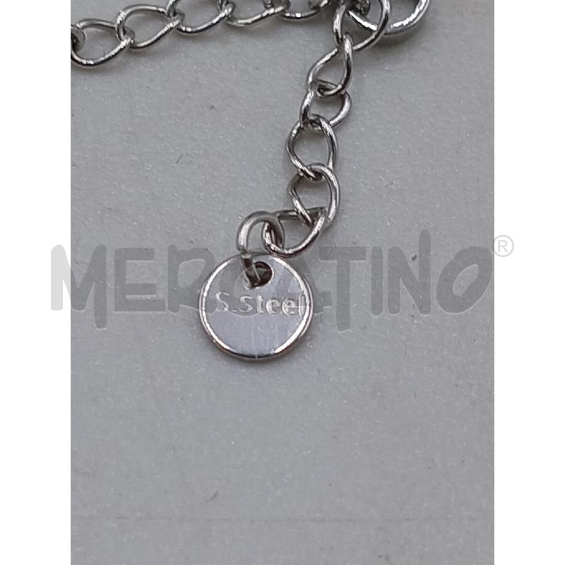 COLLANA ACCIAIO MULTIFILI ACCIAIO E DORATO | Mercatino dell'Usato Moncalieri bengasi 5