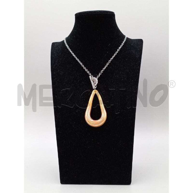 COLLANA ANTICA MURRINA CIONDOLO MARRONE | Mercatino dell'Usato Moncalieri bengasi 1