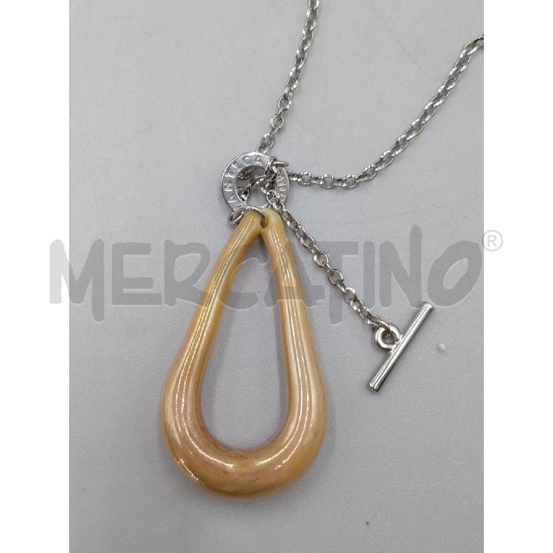 COLLANA ANTICA MURRINA CIONDOLO MARRONE | Mercatino dell'Usato Moncalieri bengasi 2