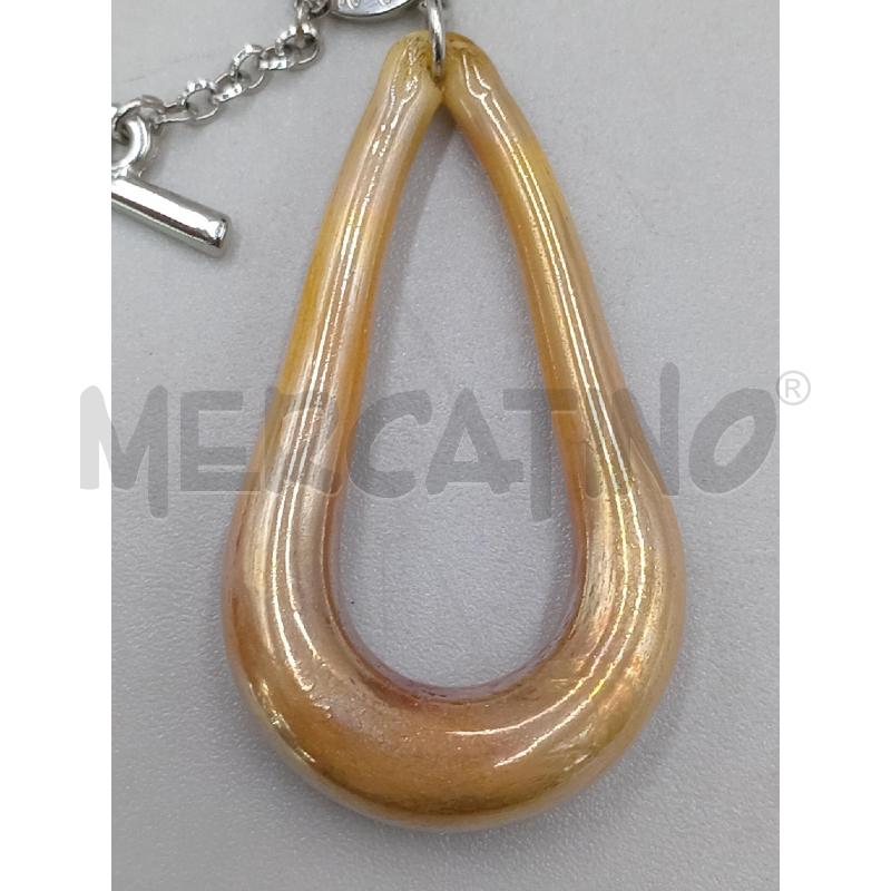 COLLANA ANTICA MURRINA CIONDOLO MARRONE | Mercatino dell'Usato Moncalieri bengasi 4