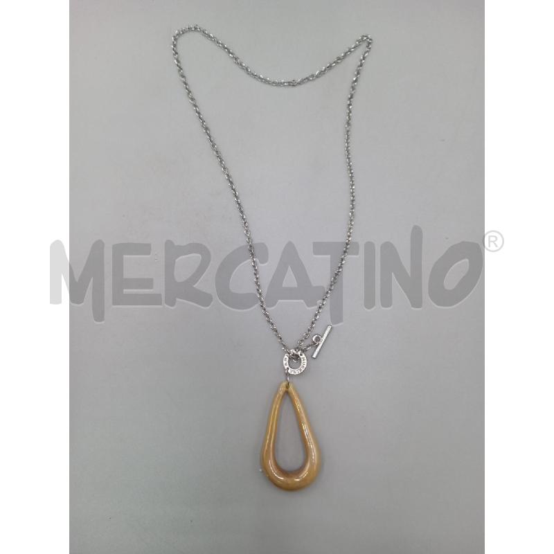 COLLANA ANTICA MURRINA CIONDOLO MARRONE | Mercatino dell'Usato Moncalieri bengasi 5