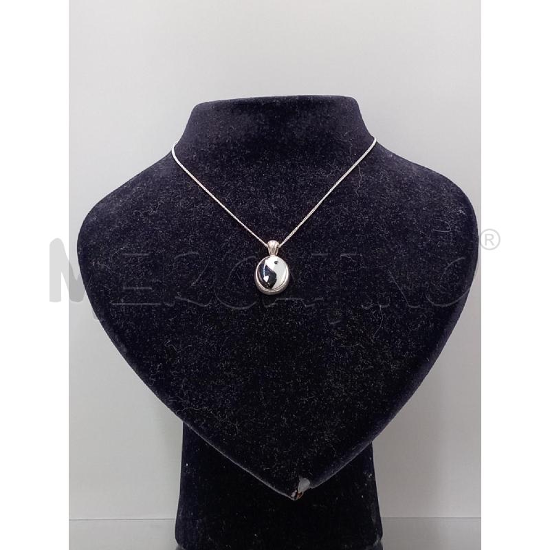 COLLANA ARGENTATA BIANCO NERA | Mercatino dell'Usato Moncalieri bengasi 1