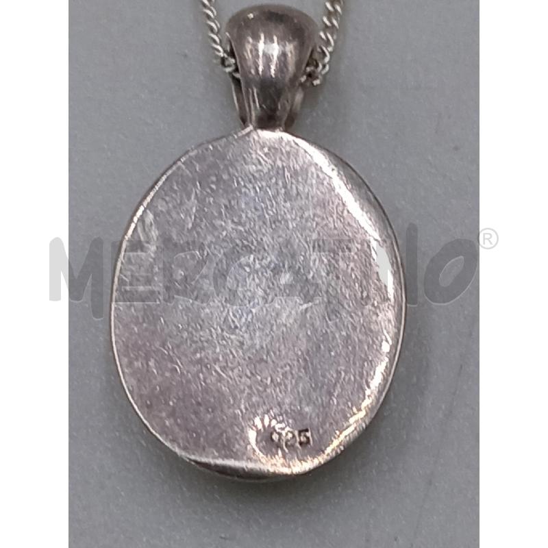 COLLANA ARGENTATA BIANCO NERA | Mercatino dell'Usato Moncalieri bengasi 2