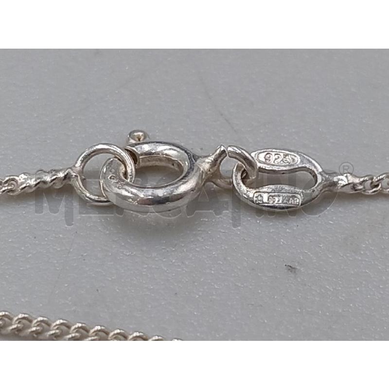 COLLANA ARGENTATA BIANCO NERA | Mercatino dell'Usato Moncalieri bengasi 4