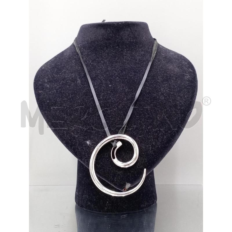 COLLANA BREIL FILO NERO CON CIONDOLO ASPIRALE  | Mercatino dell'Usato Moncalieri bengasi 1