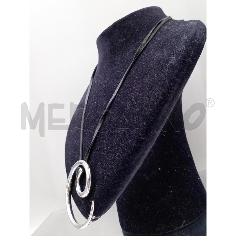 COLLANA BREIL FILO NERO CON CIONDOLO ASPIRALE  | Mercatino dell'Usato Moncalieri bengasi 2