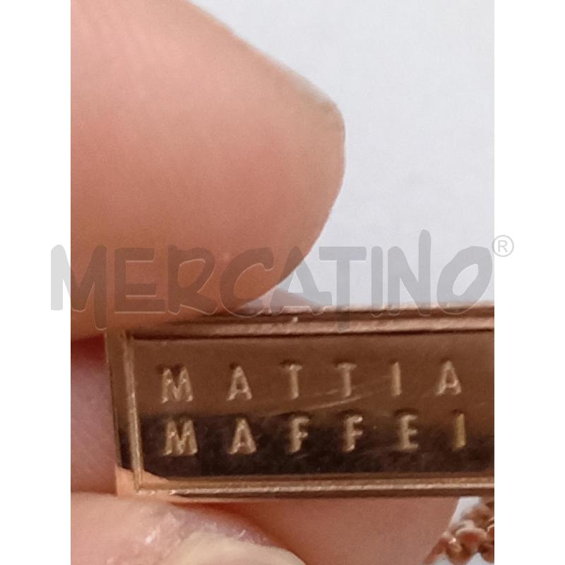 COLLANA DORATA MATTIA MAFFEI CON CUORE | Mercatino dell'Usato Moncalieri bengasi 3
