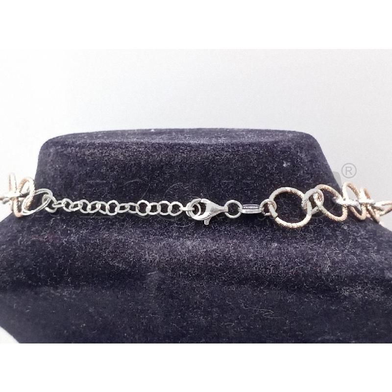 COLLANA FRABOSO CERCHI ARGENTATO | Mercatino dell'Usato Moncalieri bengasi 2