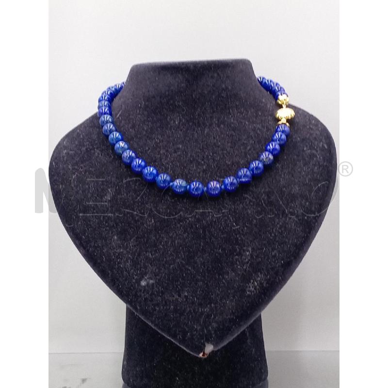COLLANA LAPISLAZZULI GREZZI CHIUSURA DORATA | Mercatino dell'Usato Moncalieri bengasi 1