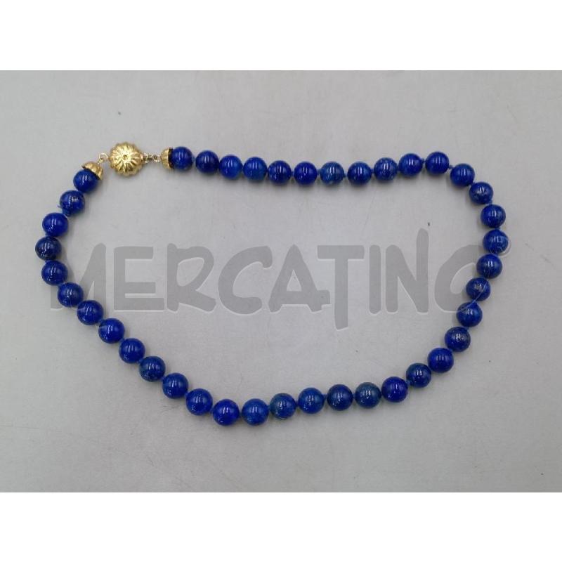 COLLANA LAPISLAZZULI GREZZI CHIUSURA DORATA | Mercatino dell'Usato Moncalieri bengasi 4