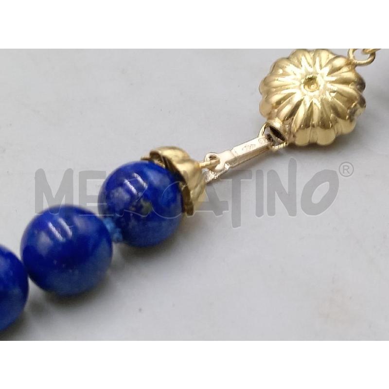 COLLANA LAPISLAZZULI GREZZI CHIUSURA DORATA | Mercatino dell'Usato Moncalieri bengasi 5