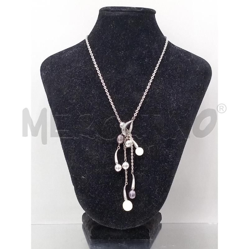 COLLANA MORELLATO ACCIAIO CON PERLE | Mercatino dell'Usato Moncalieri bengasi 1