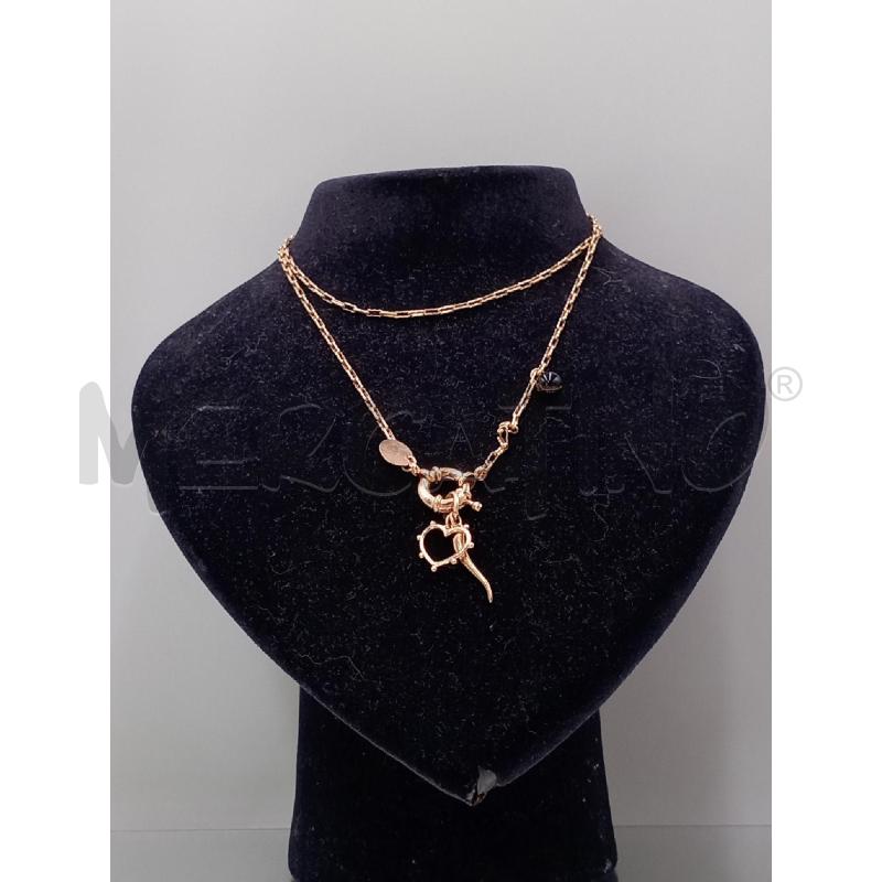 COLLANA NINA TRA LE NUVOLE DORATA CON CIONDOLI | Mercatino dell'Usato Moncalieri bengasi 1