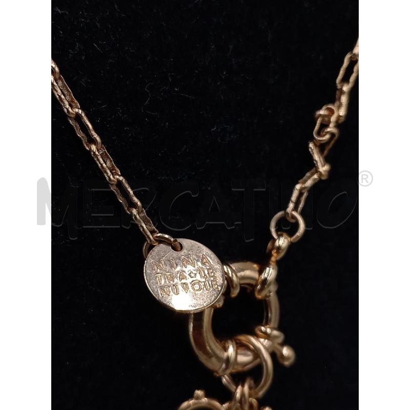 COLLANA NINA TRA LE NUVOLE DORATA CON CIONDOLI | Mercatino dell'Usato Moncalieri bengasi 4
