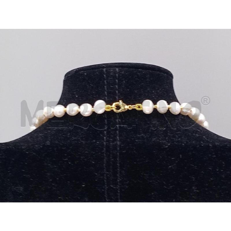COLLANA PERLE ACQUA DOLCE CON CHIUSURA DORATA | Mercatino dell'Usato Moncalieri bengasi 2