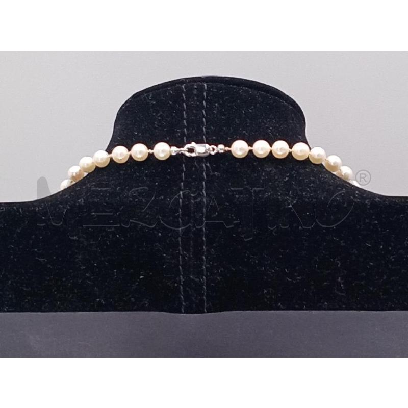 COLLANA PERLE ACQUA SALATA CON CHIUSURA ARGENTATA  | Mercatino dell'Usato Moncalieri bengasi 2